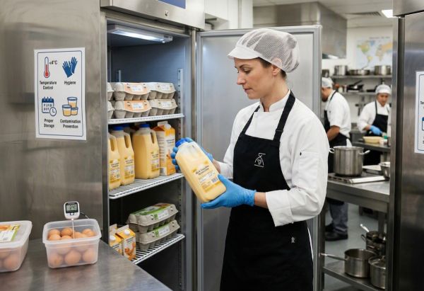 Mastering microbiological risk: Safety rules for storing and using egg products in catering